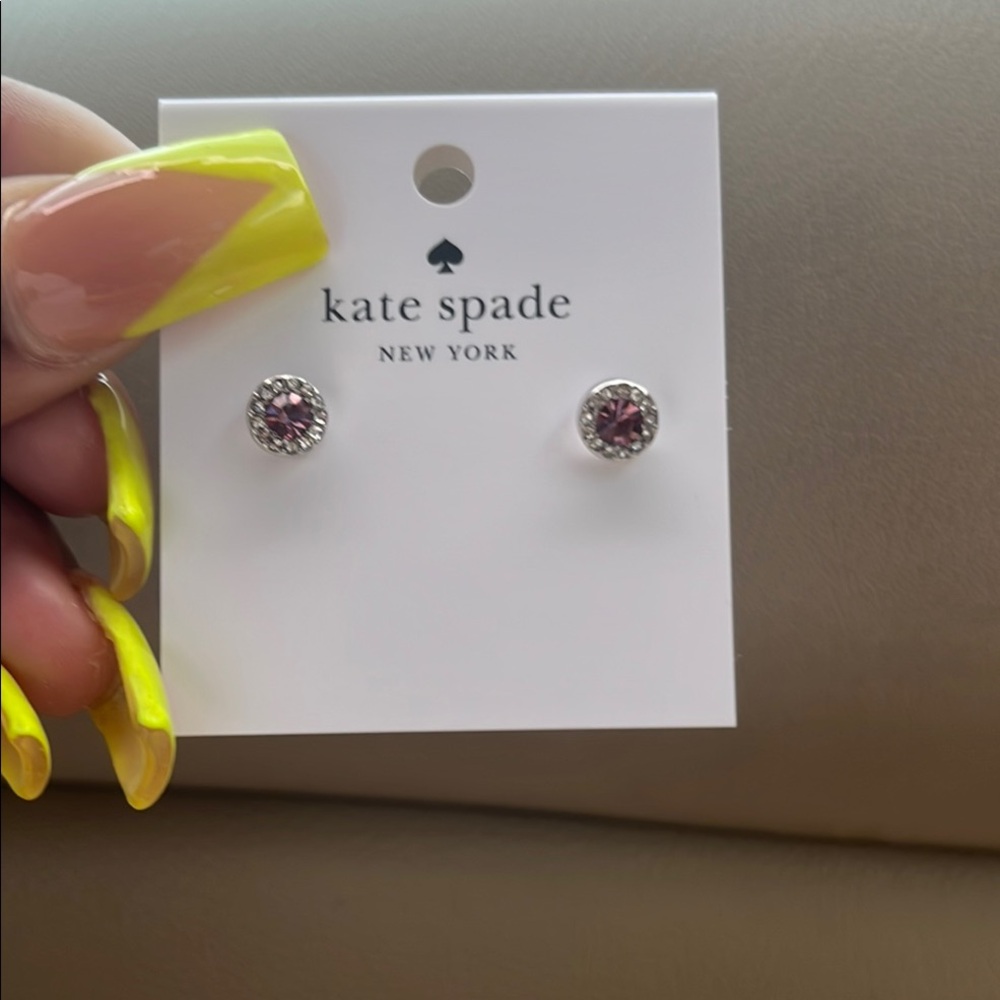 Low Start ✨Kate Spade Purple Crystal Stud Earrings